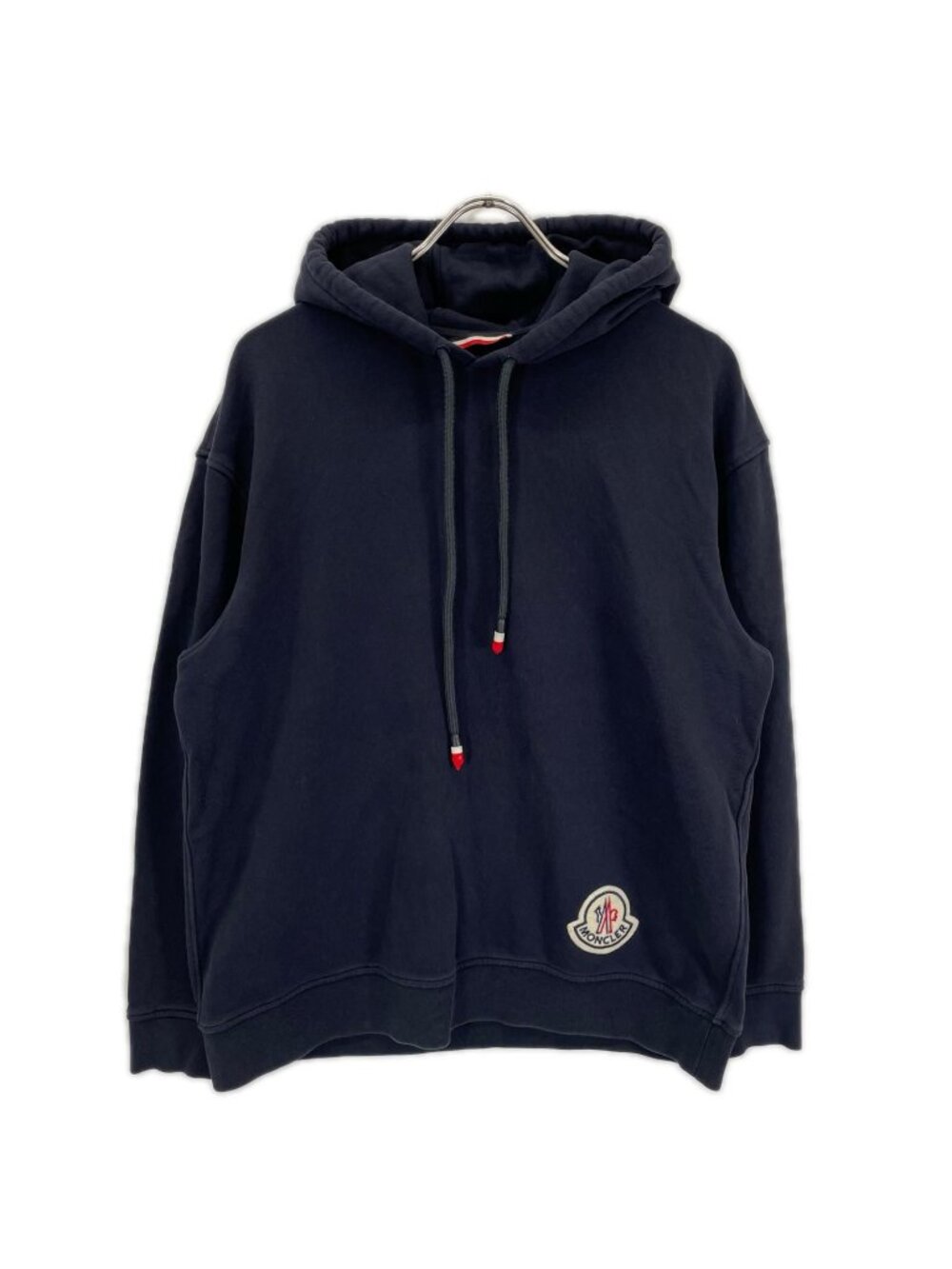Moncler Maglia Navy Logo Patch Hoodie XL